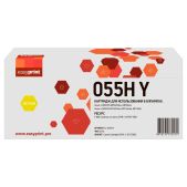 Картридж EasyPrint LC-055H Y 055H для Canon i-Sensys LBP663/664/MF742/744 5900 стр. желтый, с чипом