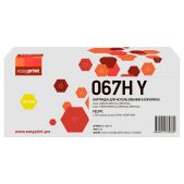Картридж EasyPrint LC-067H Y 067H для Canon i-Sensys LBP631Cw/LBP633Cdw/MF651Cw/MF655Cdw/MF657Cdw 2350 стр. желтый, с чипом