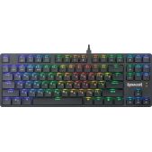 Клавиатура беспроводная Defender Anubis Redragon черный RGB, тонкая, тихая, 87 клавиш игровая механическая