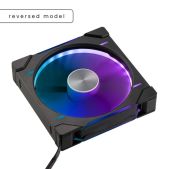 Вентилятор Phanteks PH-F140D30R_DRGB_PWM_BK01 D30 DRGB Reversed Black 140x140x30мм PWM, 250-1800 об/мин, 32.1dBa /