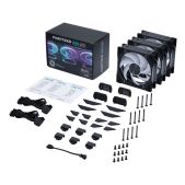 Комплект вентиляторов Phanteks PH-F120D30_DRGB_PWM_BK01_3P_RU D30 DRGB Black 120x120x30мм PWM, 250-2000 об/мин, 30.2dBa /