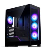 Корпус ATX без БП Phanteks PH-NV523X_DBK01 NV5X Black, Digtial RGB Lighting, 1x360mm+1x120мм ARGB Fan, TG, Mid-Tower