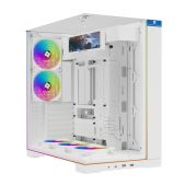 Корпус ATX без БП Thermalright TRA70VF5CW TR-A70 Vision White FAN5-C / TG / 5x120мм ARGB PWM Fans / ARGB Strip / 9.16'' LCD screen / USB Type-C