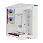 Корпус ATX без БП Thermalright TRA70VF5MW TR-A70 Vision White FAN5-M / TG / 5x120мм ARGB PWM Fans / ARGB Strip / 9.16'' LCD screen / USB Type-C