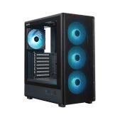 Корпус ATX без БП Xastra A315-1FA36A-1FA12A A315 4ARGB Black Mesh/ Screwless TG/ 1x120мм+1x360 FA ARGB PWM fans/