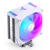 Кулер для процессора Jonsbo CR-1000 Max V2 Color White LGA1851/1700/1200/115X/AM5/AM4 TDP 230W, PWM, 120мм Dynamic Multi-Color LED Fan, 6 тепловых трубок, белый, 4-pin