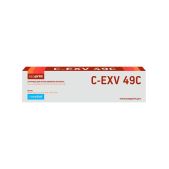 Лазерный картридж EasyPrint LC-EXV49C для Canon, 19000, голубой, с чипом