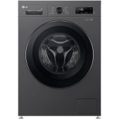 Стиральная машина LG F2Y1HS6J черная 7кг, 1200об, Inverter DD, пар, 60x85x44см