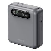 Аккумулятор внешний Deppa 33722 NRG Turbo Cable 10000 mAh, графит 35 Вт