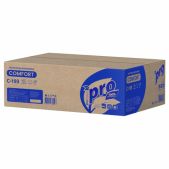 Полотенца бумажные Protissue С193 H3 Comfort, 1-слойные, белые, 250 шт комплект 20 пачек, 22x21, V-сложение