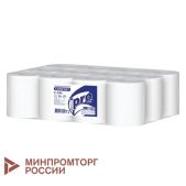 Полотенца бумажные Protissue С194 M1 Comfort с центральной вытяжкой 120 м, 1-слойные, белые, комплект 12 рулонов