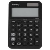 Калькулятор настольный 12 разрядов Casio MS-20UC-BK-W-EC 15х10.5х2.3 см двойное питание