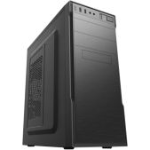 Корпус ATX без БП Foxline FZ-031 Case Forza Black ATX, 1xUSB 2.0+1xUSB 3.0, Black, w/o Fan, w/o PSU