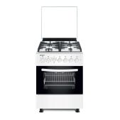 Плита комбинированная Kraft KF-FSF6427 AEWI газ-контроль, электродуховка, стекл.крышка