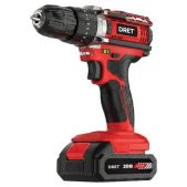 Дрель-шуруповерт аккумуляторная Dret 671505 ДША-20-1У ударная 20 В, Li-ion 1х1.5 Ач, 35 Нм, 2 биты