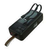 Аккумулятор внешний More Choice РВ55-30 черный 30000 mAh, 1USB+1Type-C+1micro USB+2кабеля 3.0A QC3.0+PD22.5Вт