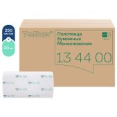 Полотенца бумажные Tellus/Tork 134400 H3 Баланс 250 шт, комплект 20 пачек, 23х20.6 см, V-сложение