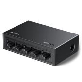 Коммутатор UGreen 35492EU CM833 5-Port Gigabit Ethernet Switch PC+ABS Housing EU, серый