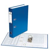 Папка регистратор 50мм Brauberg 220888 с покрытием из ПВХ, синяя (удвоенный срок службы)