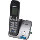 Радиотелефон Panasonic KX-TG6811 RUM DECT серый металлик
